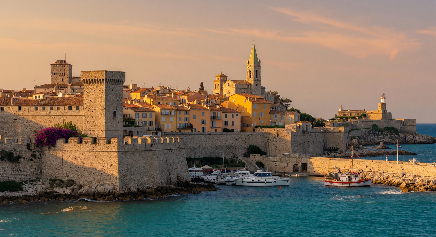 Urlaub in Antibes – Vieille Ville mit Hafen und Cap d'Antibes an der Côte d'Azur | Travelviser