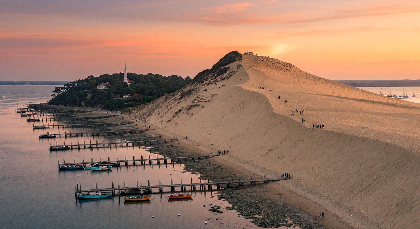Urlaub in Arcachon – Blick auf die Dune du Pilat und den Atlantik | Travelviser