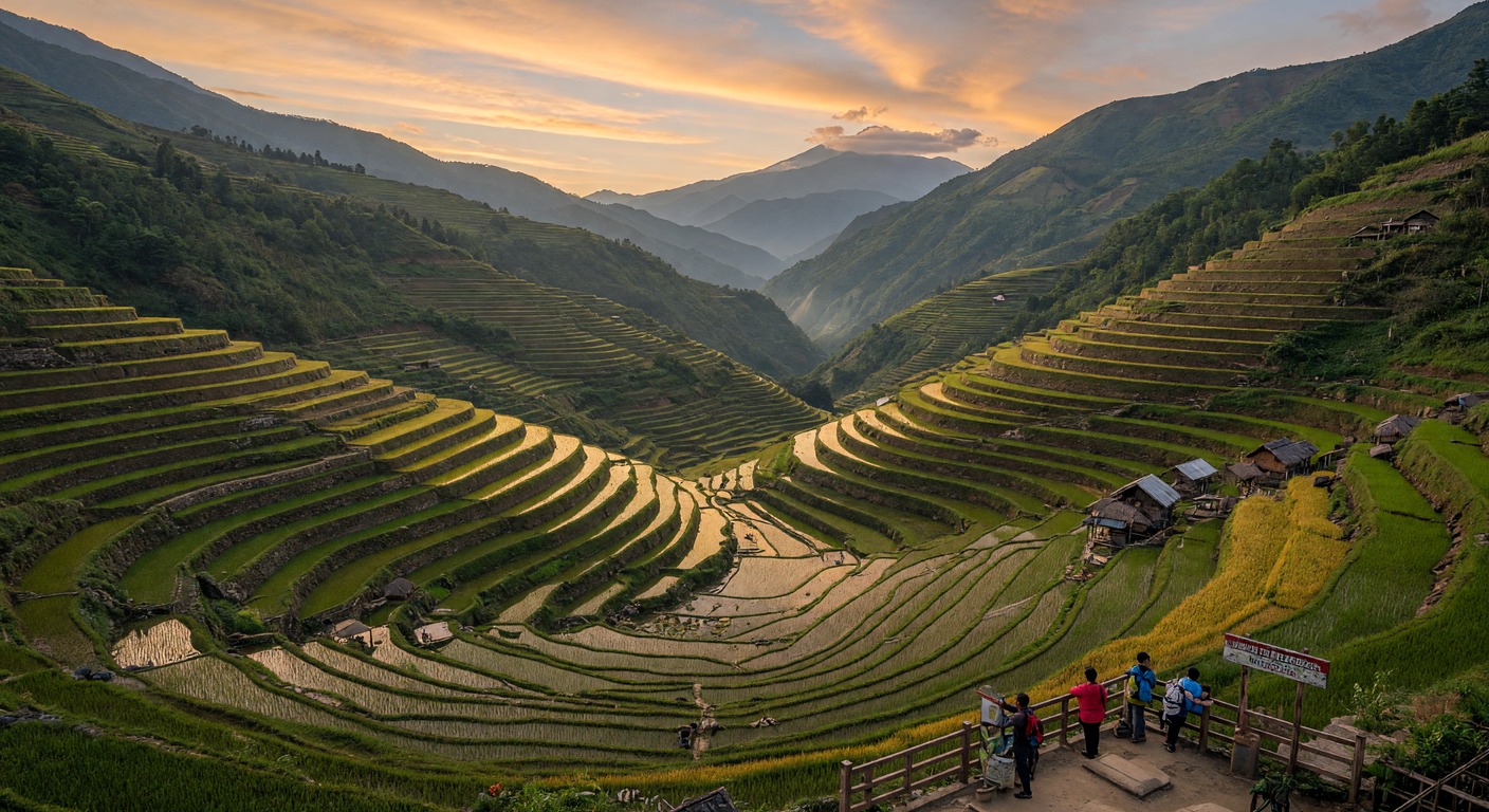 Urlaub in Banaue – Reisterrassen bei Sonnenaufgang | Travelviser