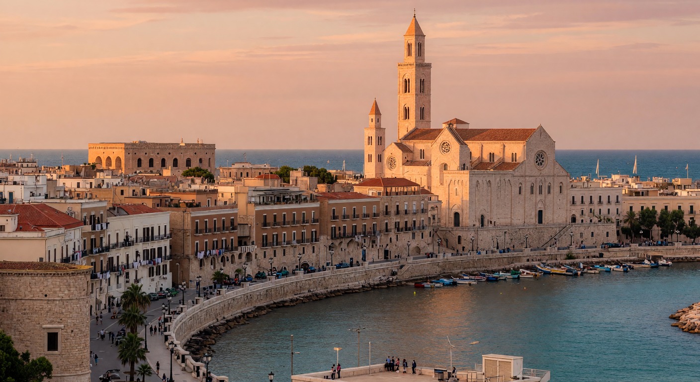 Urlaub in Bari – Blick auf die Altstadt und den Hafen | Travelviser