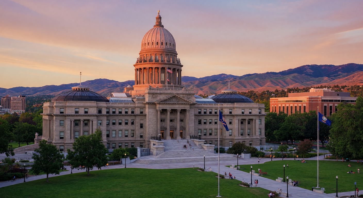 Urlaub in Boise – Blick auf die Stadt mit Bergen im Hintergrund | Travelviser