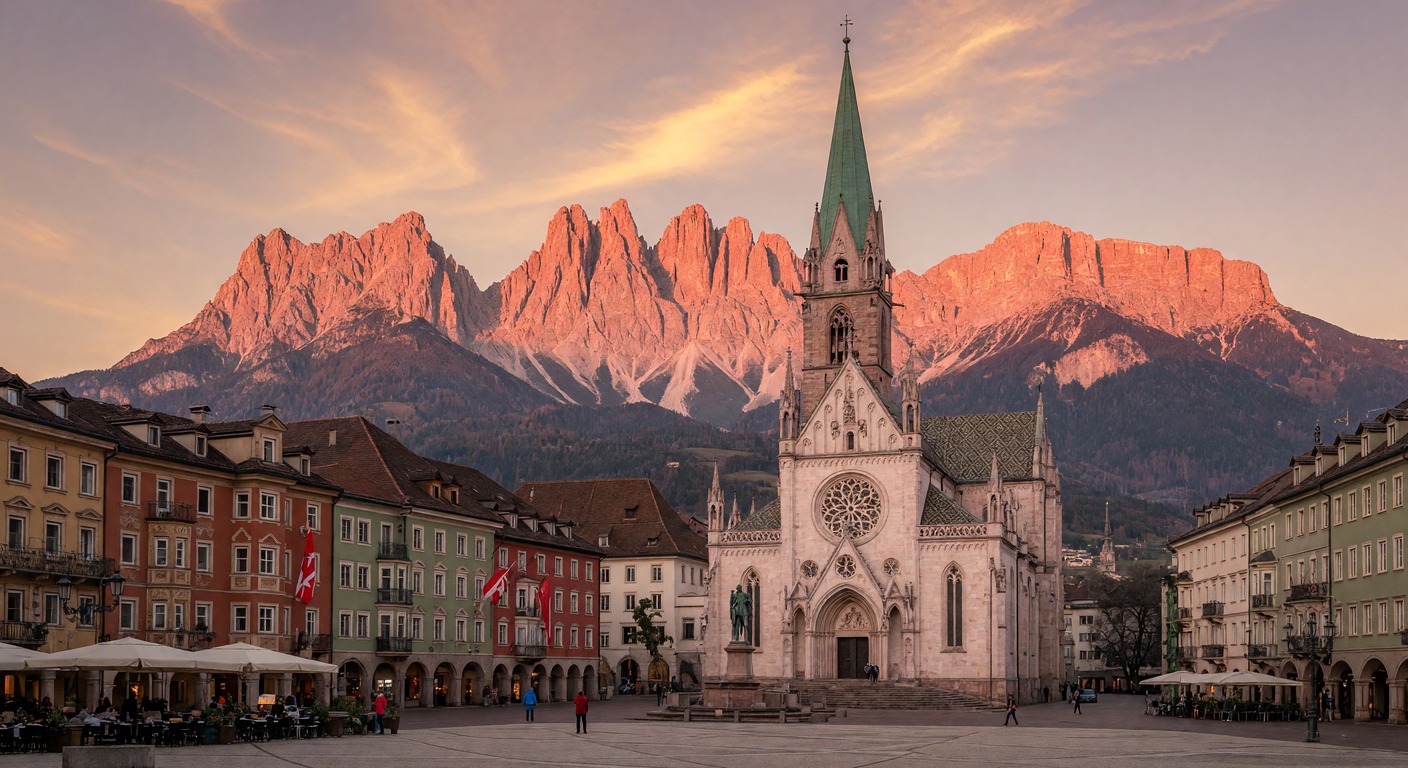 Urlaub in Bozen – Altstadt mit Waltherplatz und Dolomitenblick | Travelviser