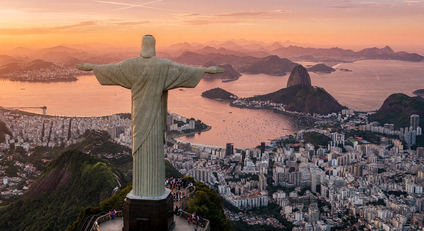 Urlaub in Brasilien – Christusstatue über Rio de Janeiro und Copacabana | Travelviser