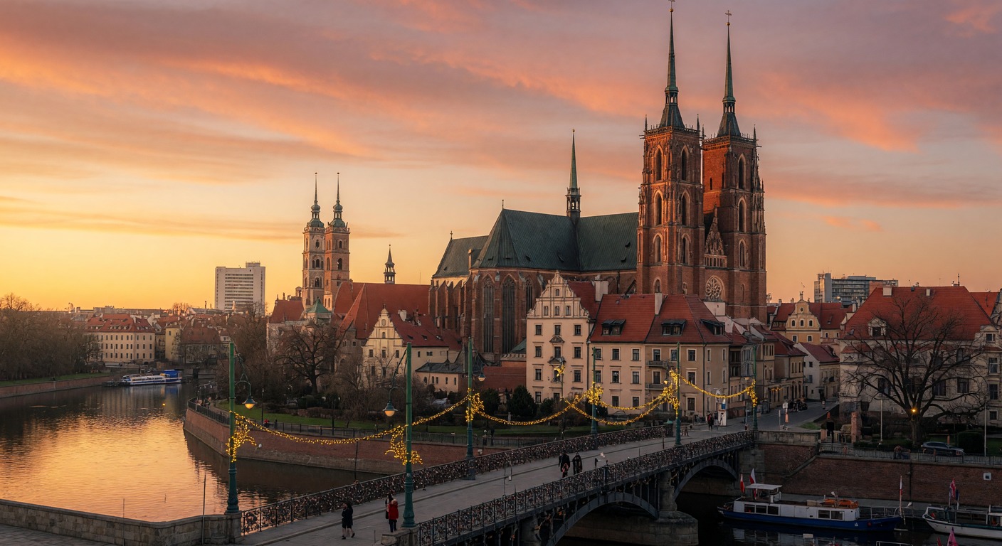 Urlaub in Breslau – Blick auf den Marktplatz mit bunten Häusern | Travelviser