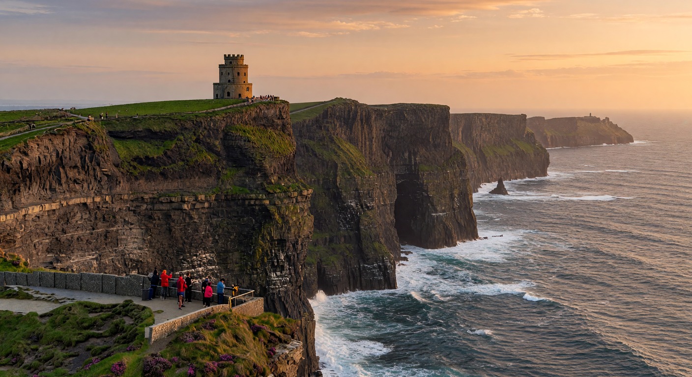Urlaub in Cliffs of Moher – dramatische Klippen am Ozean | Travelviser
