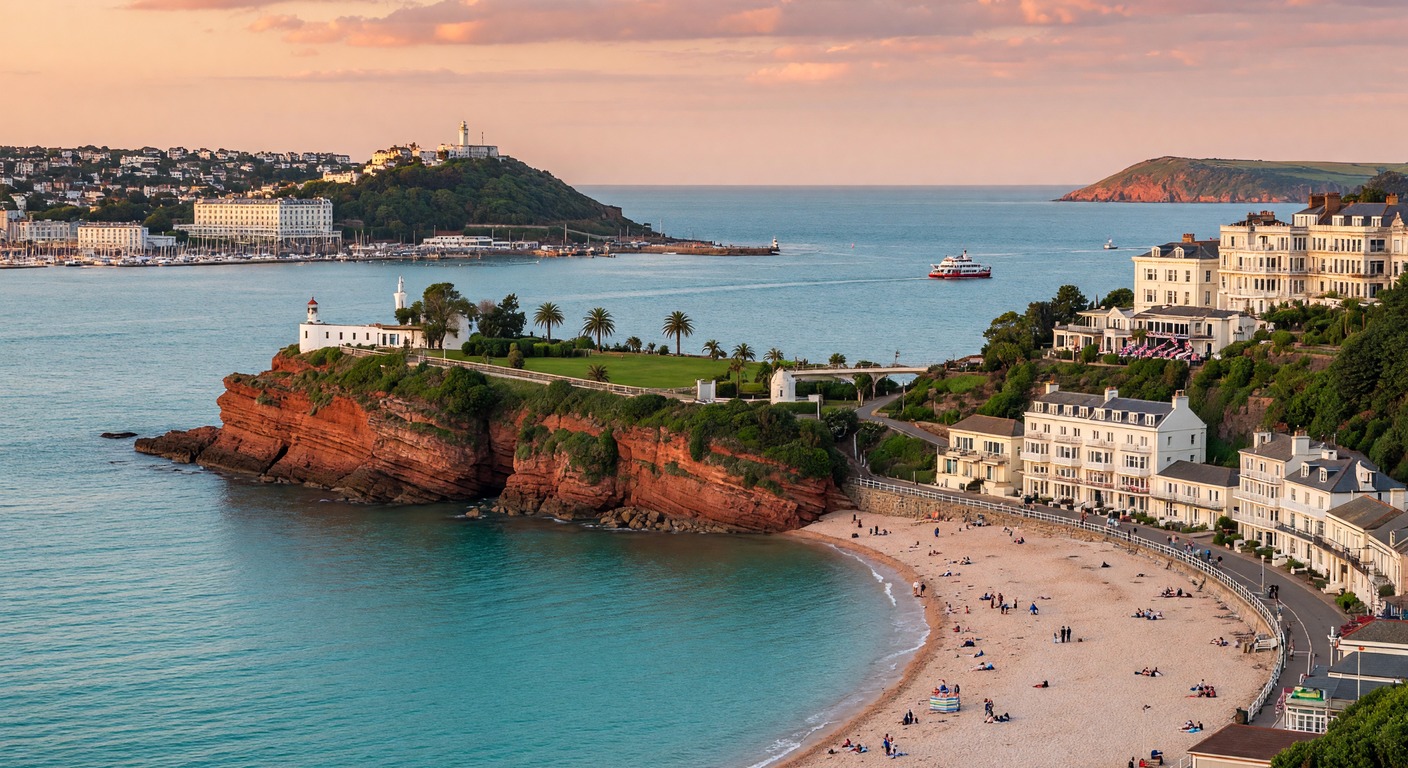 Urlaub in Devon – Küstenlandschaft bei Sonnenuntergang | Travelviser