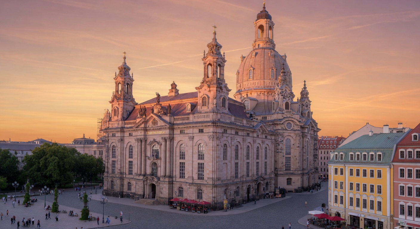 Urlaub in Dresden – Frauenkirche und Zwinger an der Elbe | Travelviser