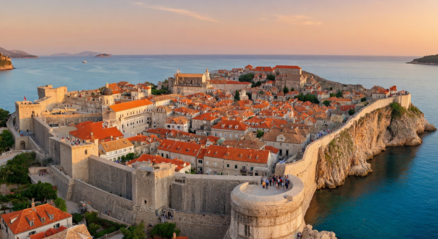Urlaub in Dubrovnik – Altstadtmauern in Kroatien | Travelviser