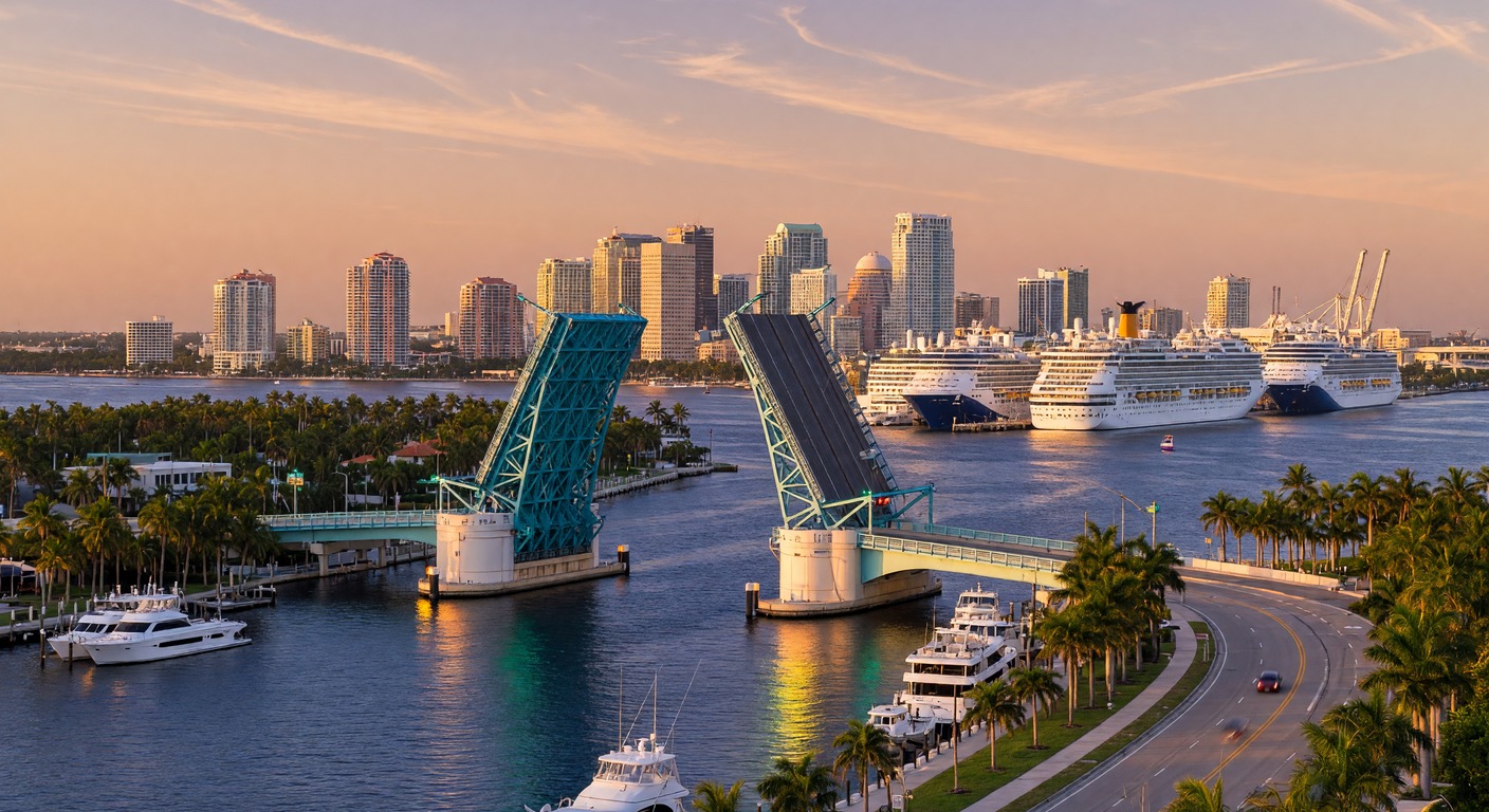 Urlaub in Fort Lauderdale – goldener Strand mit Yachten | Travelviser
