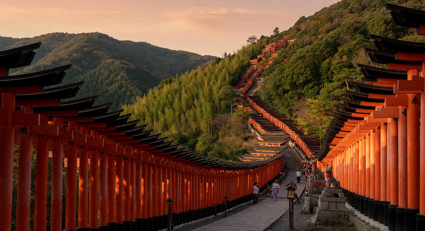 Urlaub in Japan Rundreise – Shinkansen vor Mount Fuji mit Kyoto im Hintergrund | Travelviser