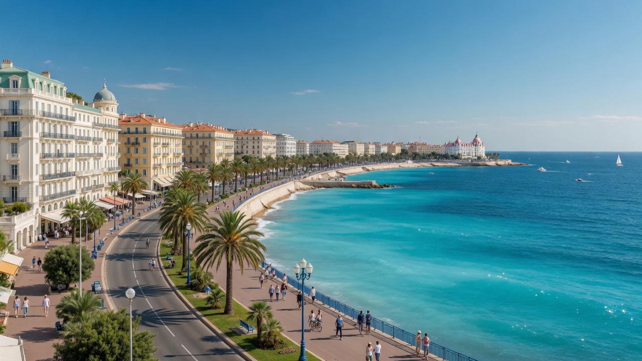 Urlaub in Nizza – Promenade des Anglais und azurblaues Mittelmeer | Travelviser