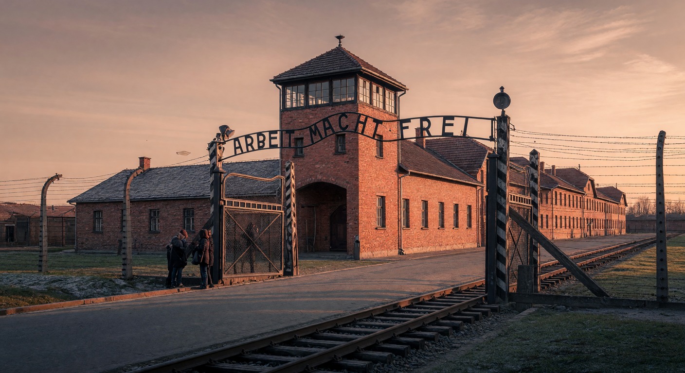 Urlaub in Auschwitz – Eingang zur Gedenkstätte Auschwitz I | Travelviser