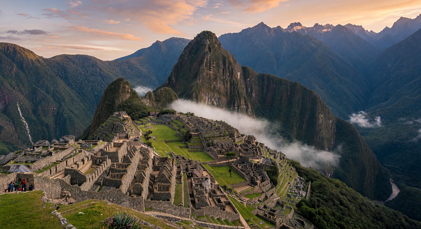 Urlaub in Peru – Machu Picchu auf dem Berggipfel im Nebel | Travelviser