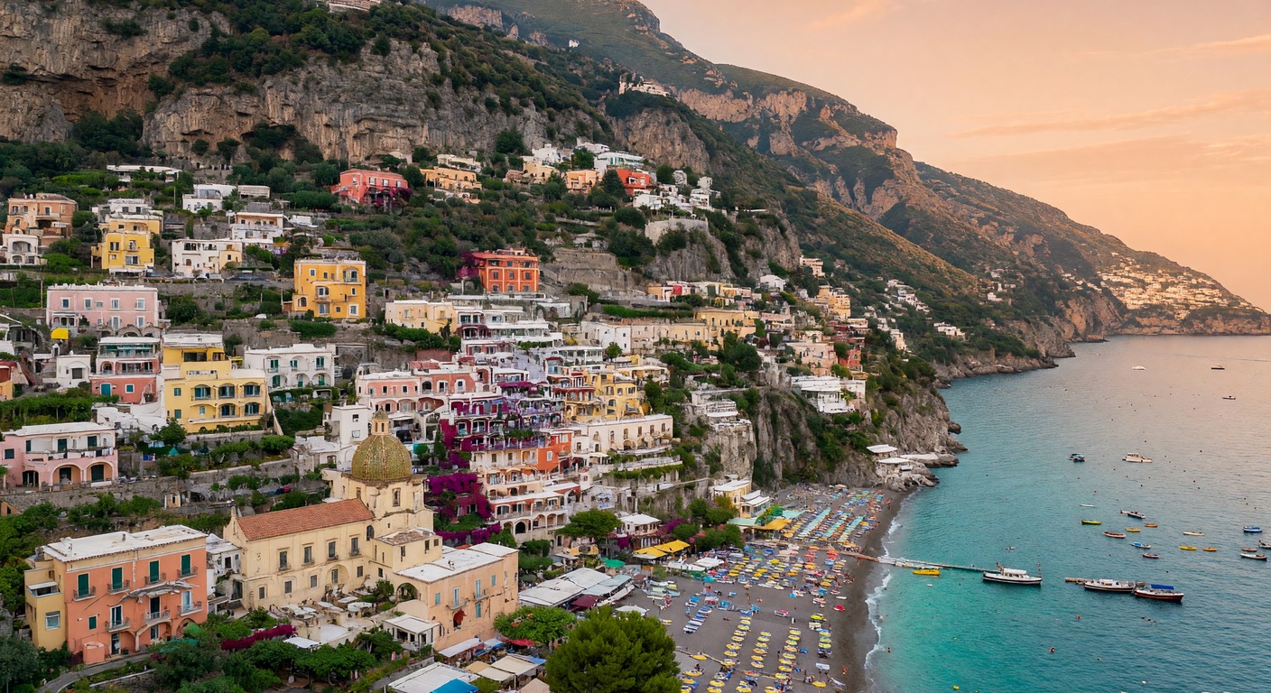 Urlaub in Positano – Bunte Häuser an der Steilküste der Amalfi-Küste | Travelviser