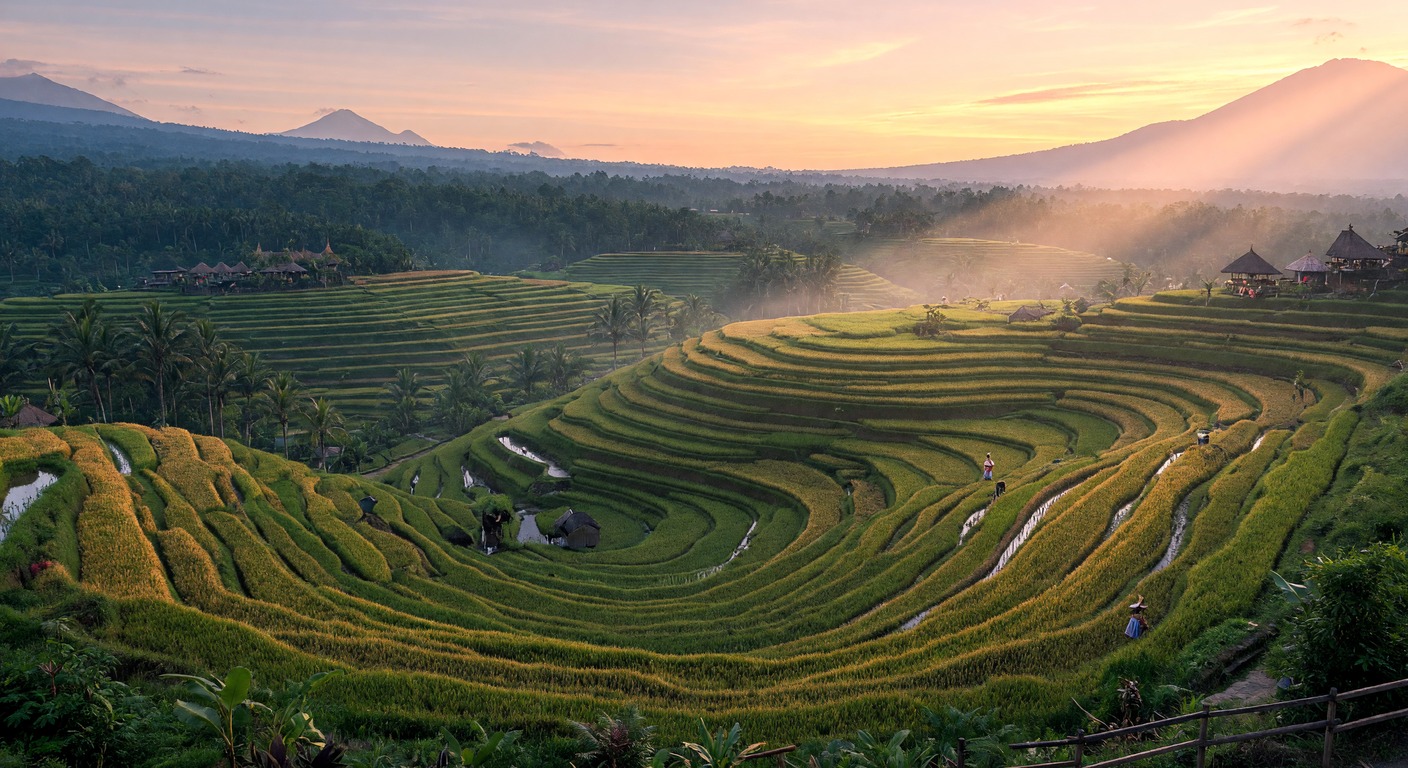 Urlaub in Ubud – Reisterrassen Tegallalang im grünen Balinesischen Hügelland | Travelviser